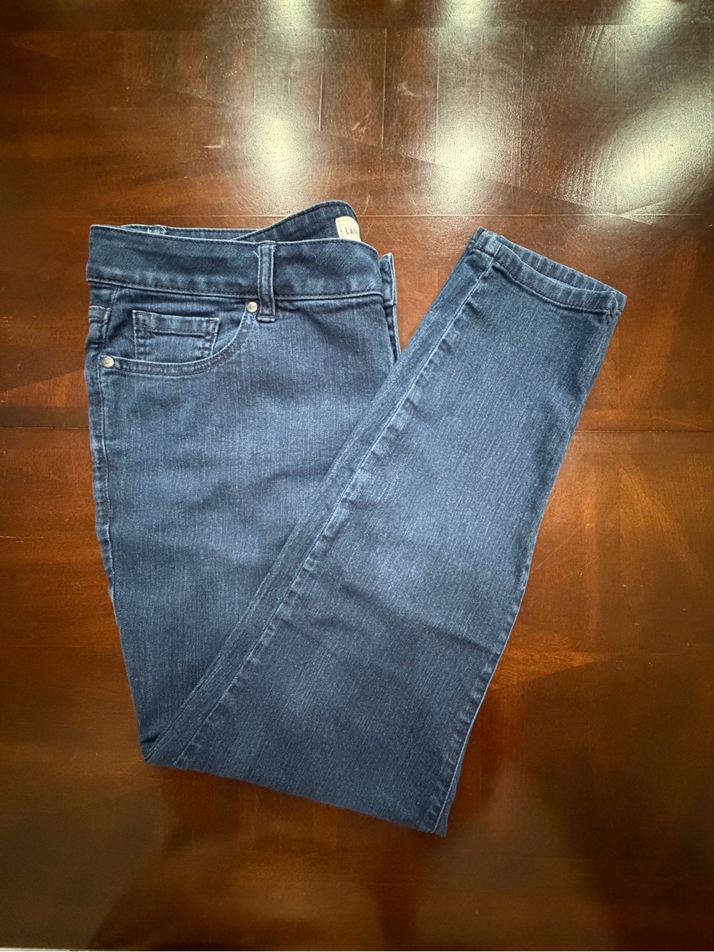 Lane Bryant Dark Blue Skinny Jeans
